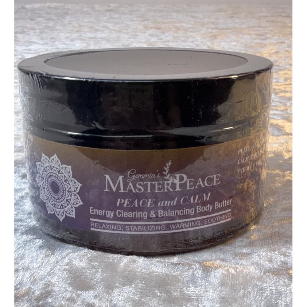 Gemuria MasterPeace Peace & Calm Energy Clearing Body Butter 12 oz Sealed